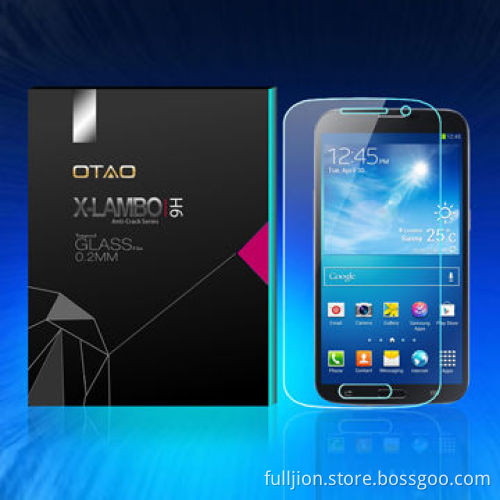 9H anti-crack 0.2mm round angle tempered glass screen protector for Samsung Galaxy Mega6.3